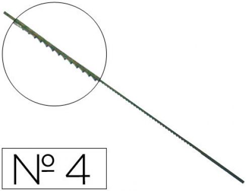Serra n. 4 dentada caixa de 144 , Wuto , 5958 , 8414058010447